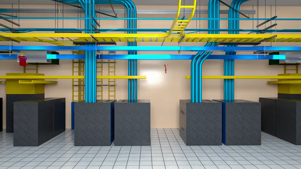 Eracore coordinated electrical routing